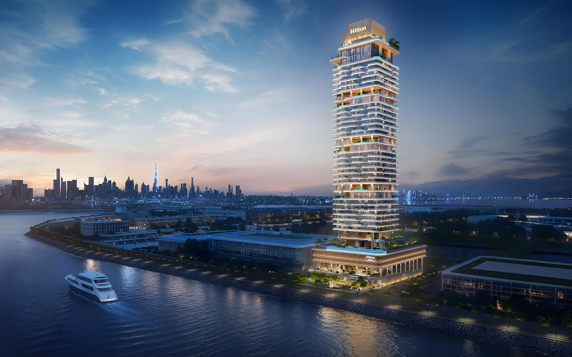 Жилой комплекс Hilton Residences Dubai Maritime City